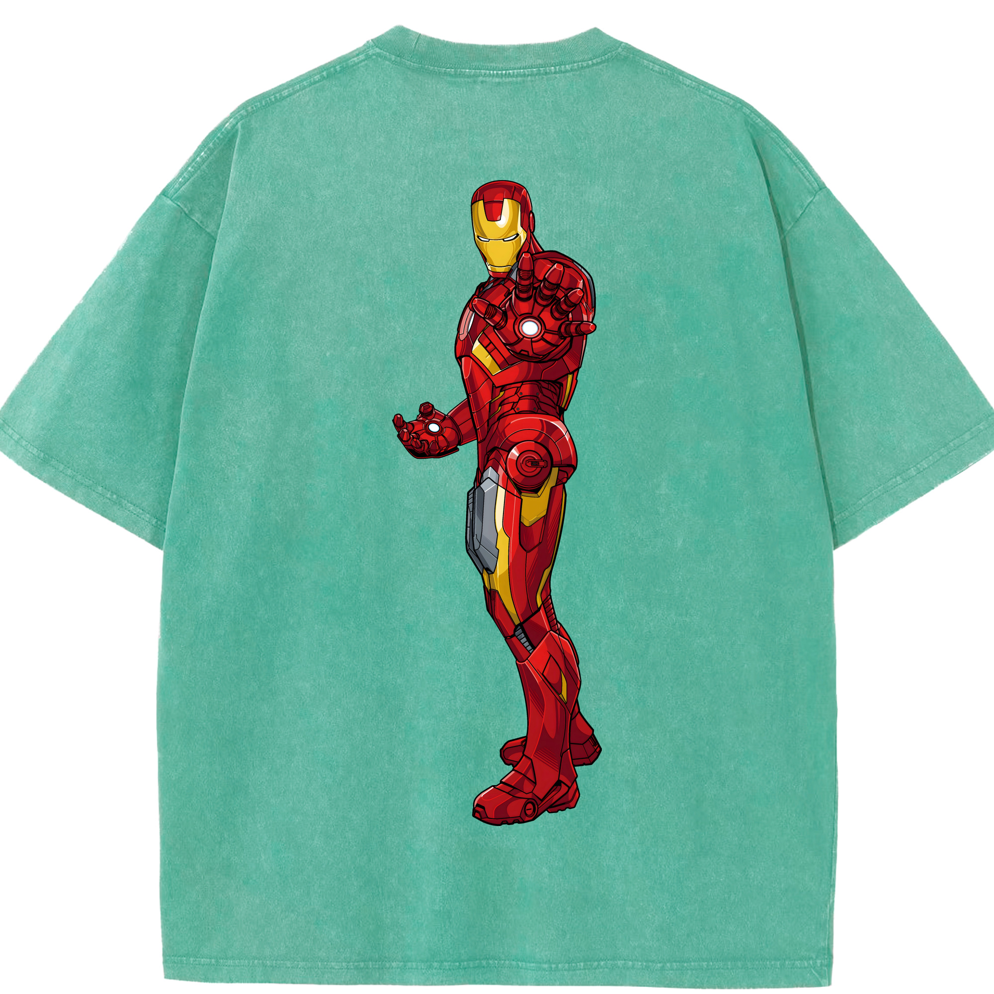 （画像用） アベンジャーズ The Avengers 綿100% ヴィンテージ風 半袖Tシャツ（背面プリント）